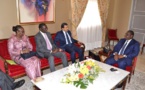 1 juin 2015 - Dr Ali Bin Fetais Al- Marri Procureur Général de l'Etat du Qatar et Abdoulaye Mar Dieye, Directeur du Bureau régional pour l’Afrique du PNUD reçus en Audience par le Président Macky Sall