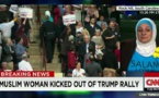 Une musulmane quitte un meeting de Donald Trump sous les huées