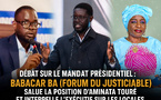 Débat sur le mandat présidentiel: Babacar Ba (Forum du Justiciable) salue la position d'Aminata Touré et interpelle l'exécutif sur les locales