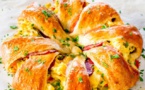 La couronne feuilletée au fromage, au bacon et au brocoli !
