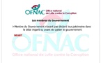 OFNAC : la liste des responsables ayant déclaré leur patrimoine dévoilée