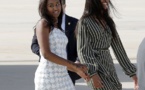 (07 photos) Sasha Obama est revenue du Maroc avec du henné