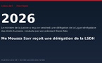 Me Moussa Sarr reçoit une délégation de la LSDH