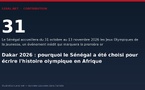 Dakar 2026 : pourquoi le Sénégal a été choisi pour écrire l'histoire olympique en Afrique