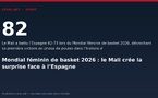 Mondial féminin de basket 2026 : le Mali crée la surprise face à l’Espagne