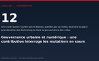Gouvernance urbaine et numérique : une contribution interroge les mutations en cours