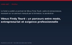 Vénus Findy Touré : un parcours entre mode, entreprenariat et exigence professionnelle