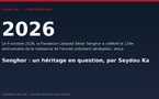 Senghor : un héritage en question, par Seydou Ka