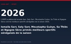 Ismaïla Sarr, Saly Sarr, Moustapha Guèye, Sa Thiès et Ngagne Sène primés meilleurs sportifs sénégalais de la saison