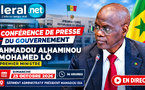 🔴Conférence de presse du Gouvernement, par le Premier ministre Ahmadou Alhaminou Mohamed LÔ