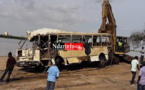 (Photos) Naufrage à Rosso: Le corps d’un bébé retrouvé dans l'épave du bus tombé dan le fleuve Sénégal