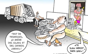 Une histoire de poubelle, "mboot"... (Odia). (Tribune)