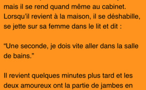 Blague du jour : un homme se fait hypnotiser pour être un dieu du sexe