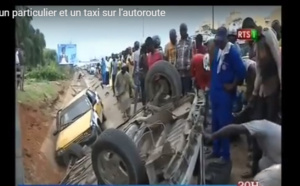 Grave collision entre un particulier, un taxi et un piéton sur l’autoroute
