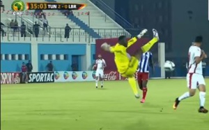 En vidéo : l’énorme boulette du gardien libérien face à la Tunisie