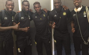 Kara Mbodj, Stéphane Badji, Mamadou Fall et cie après le match Anderlecht-Charleroi 3-2
