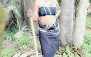 4 photos de GuiGui en tenue "diola"