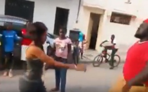 VIDEO: Tonton Libasse démoli par une fille, regardez le combat du siecle