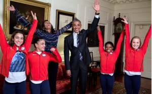 Michelle Obama commente la photo sur Snap: il est un parfait 10 dans notre livre #TeamUSA