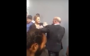 Tunisie: Elle gifle un délégué en public pour agression sexuelle...Regardez!