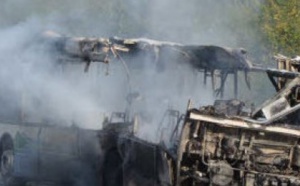 Urgent - Corniche de Dakar : Un bus de transport d'élèves prend feu