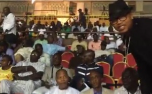 El Hadji Diouf au stade pour soutenir les Lions contre le Cap Vert