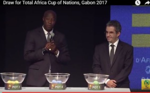 Photo : Khalilou Fadiga guest star du tirage de la CAN 2017
