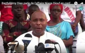 Conférence de presse : Barthélémy Dias sur l'affaire Ndiaga Diouf (wolof)