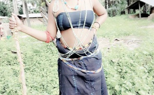Guigui en tenue traditionnelle Diola