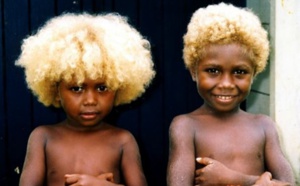 ​Insolite : Les Mélanésiens, ces noirs aux cheveux blonds (photos)
