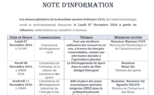 Conseil économique, social et environnemental en plénière dès ce lundi : Aly Ngouille Ndiaye, Matar Bâ, Mansour Faye et Mamadou Talla au grill 