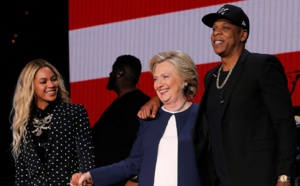 Beyoncé et Jay-Z mettent le feu pour Hillary Clinton contre Donald Trump