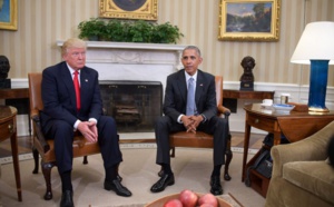 Vidéo: Barack Obama a reçu ce jeudi 10 octobre Donald Trump à la Maison-Blanche