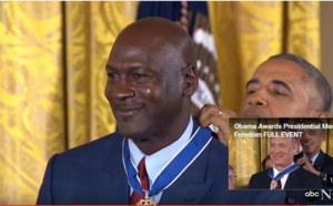 Barack Obama rend hommage à Michael Jordan  