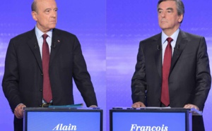 Primaires de la droite: Alain Juppé cogne, François Fillon esquive et répond
