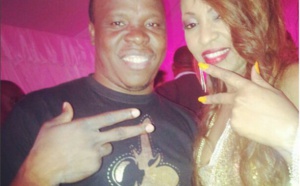 Viviane Chidid et A'salfo du groupe Magic System