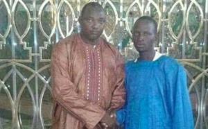 Adama Barrow à Touba pour remercier le Khalife des mourides, Serigne Sidy Moctar Mbacké