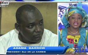 Vidéo: Situation en Gambie Adama Barrow se prononce: "j'ai l'espoir que Yaya Jameh va rendre le pouvoir"