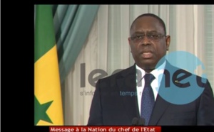 Vidéo-Discours à la Nation, les souhaits SE Macky Sall pour 2017 : "paix durable en Casamance et en Gambie et la baisse du prix de l'électricité"