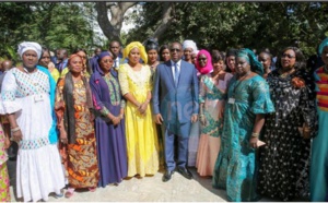 Photos: les membres du cabinet présidentiel ont présenté ce jeudi 05 janvier leurs voeux au Chef de l'Etat Macky Sall