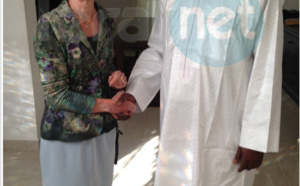 L'envoyée spéciale de la France à rencontré ce samedi Adama Barrow à Banjul