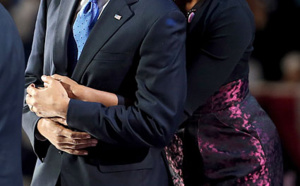 Vidéo: Obama rend hommage à son épouse Michelle, la très grande classe...