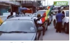 Vidéo: Ambiance des supporteurs sénégalais à l'arrivée des "Lions" au Gabon pour la CAN 2017