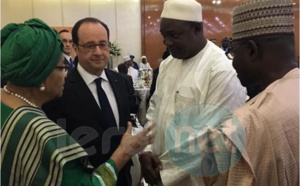Photos : Le président élu de la Gambie Adama Barrow parmi ses pairs africains et autres dirigeants d’Europe lors du sommet de Bamako sur la paix en Afrique