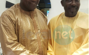 Photo: le Président gambien, Adama Barrow et Mbaye Dièye Faye en mode 'Ndanane'