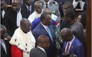 Photos: le président Macky Sall a présidé ce jeudi 26 janvier l’audience solennelle de rentrée des Cours et Tribunaux à la Cour suprême