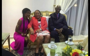 Abdou Diouf, Elizabeth en famille
