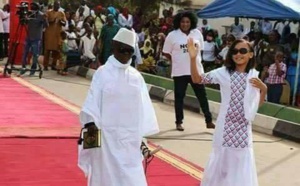Yahya Jammeh et son épouse Zeinab Suma version mardis gras, LOLLLLLLLLL