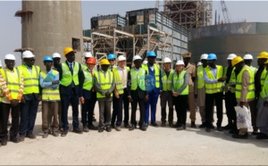 Photos- Visite de la Centrale électrique au charbon de Bargny (SENELEC)