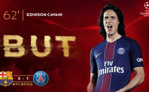 FC BAR-PARIS: Cavani réduit le score à la 62e minute